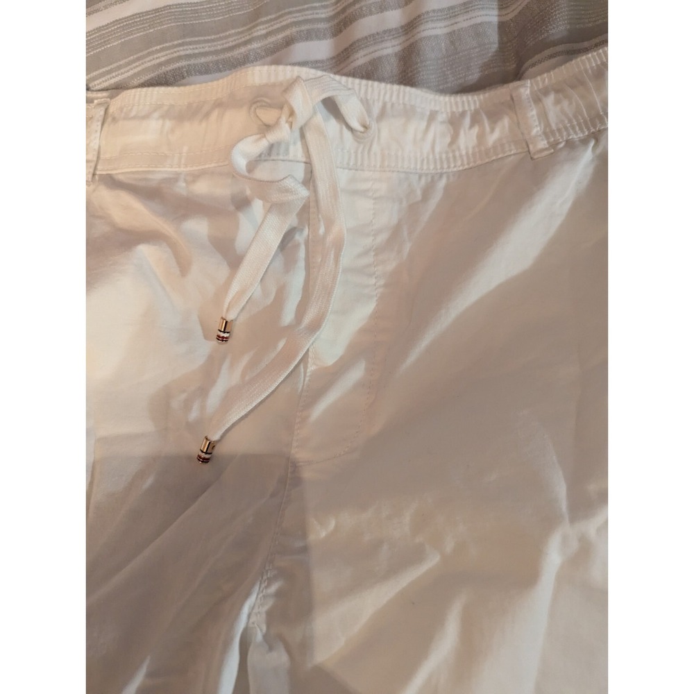 Tommy Hilfiger THFlex womens XXL white‎ stretch jogger pants NWT - Picture 3 of 10